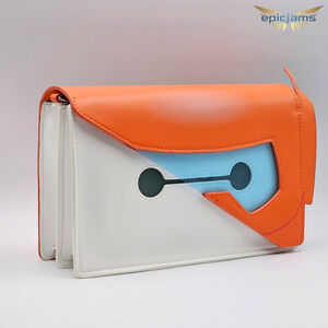 Loungefly Disney Big Hero 6 Baymax Suit Split Crossbody Bag New